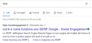 SERP SEO